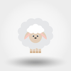 Sheep. Toy icon.