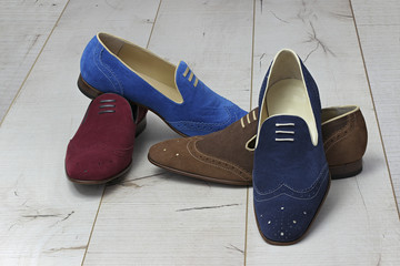 Summer leather men's shoes