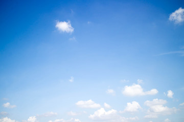 blue sky with clouds