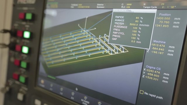 Programmation de la d&eacute;coupe 