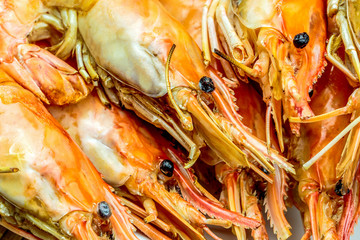 Fresh grilled shrimp