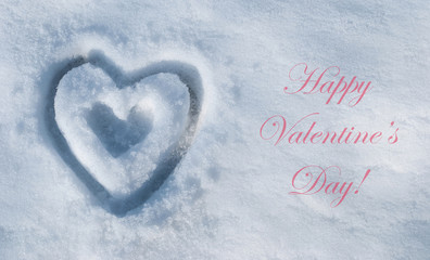 Happy Valentine's Day. Greeting card.