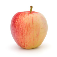 Red apple isolated on white background cutout