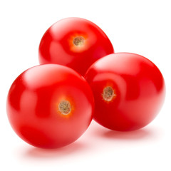 fresh cherry tomato isolated on white background cutout