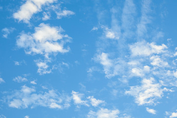 Naklejka na ściany i meble blue sky and white cloud
