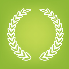 Laurel Wreath line icon