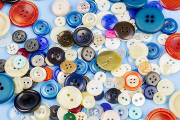 Buttons in various colors