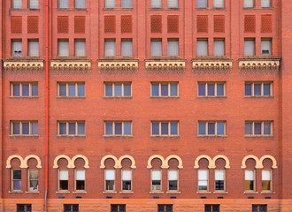Obraz premium Brick Building Background
