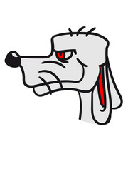 face head cool little funny dog with wig crazy sweet cute