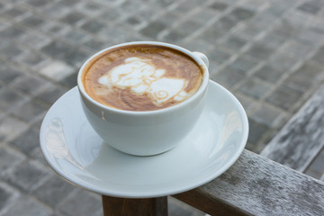 Chinese New Year Girl Late Art Coffee