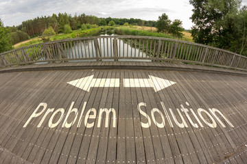 Problem - Solution - obrazy, fototapety, plakaty