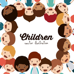 Fototapeta premium happy children design 
