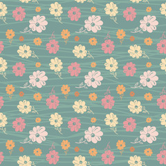classic wallpaper seamless vintage flower pattern