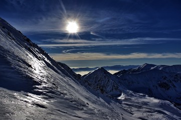 Fototapeta na wymiar Zima w Tatrach