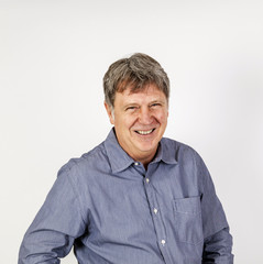 Fototapeta premium portrait of casual dressed man posing in studio