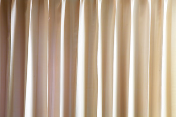 Fototapeta premium cream curtain.