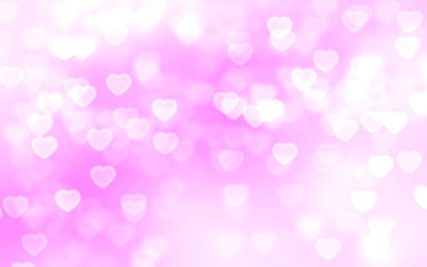 Heart bokeh background