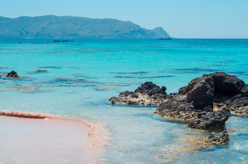 Naklejka premium Seascape - Greece, Crete, Elafonissos
