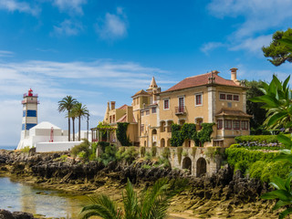 Farol de Santa Marta e museu municipal, Cascais, Lisboa, Portugal

