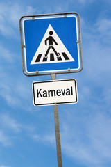 Schild 80 - Karneval