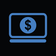 Obraz premium American Dollar Bill icon