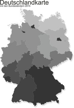 Germany with federal states