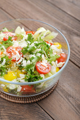 Vegetable Salad with parmesan