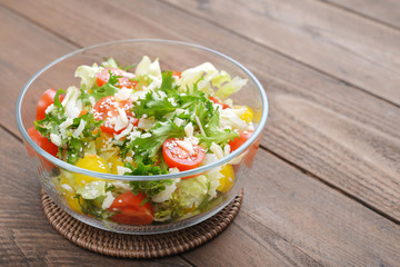 Vegetable Salad with parmesan