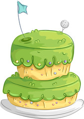 Golf Cake Design