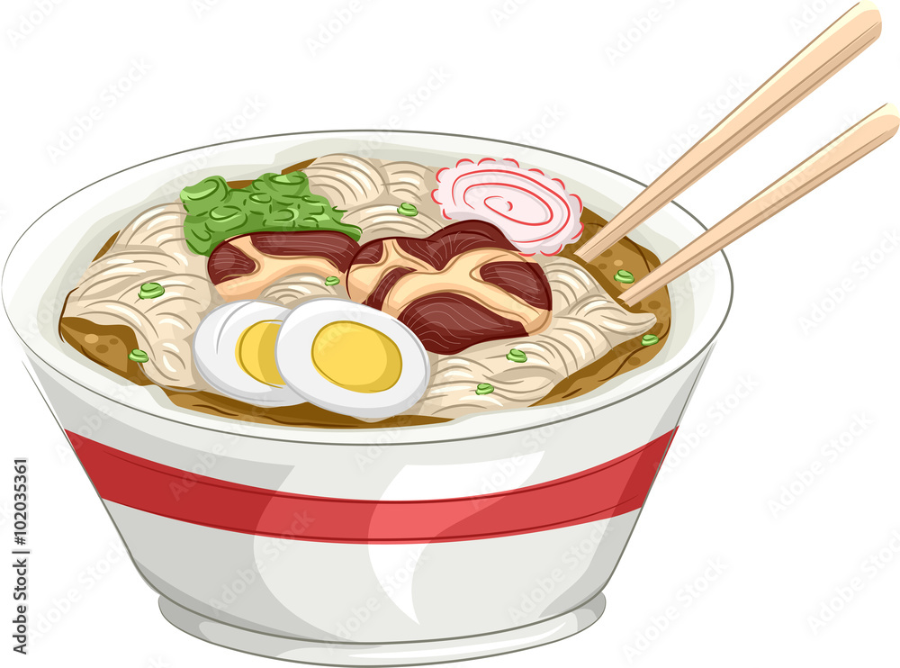 Poster food ramen