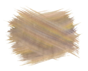Fototapeta na wymiar A fragment of the background in beige, painted in gouache stiff brush