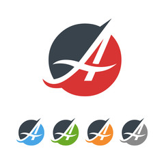 Advance | Letter A Logo Template