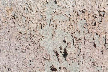 texture of wall with paint peeling off