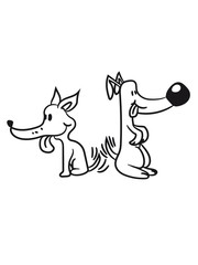 2 funny little sweet cute dogs couple team buddies