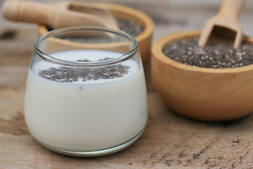 chia seed fresh milk