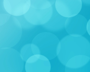 Abstract blue bokeh background
