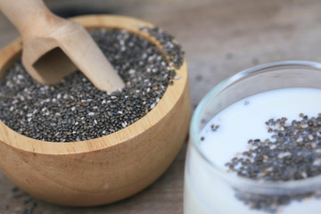 chia seed fresh milk