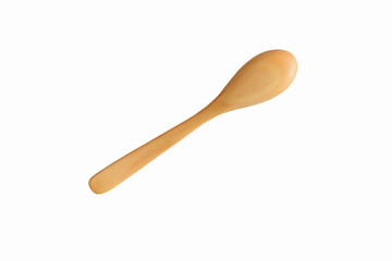 spoon on white background. clipping path