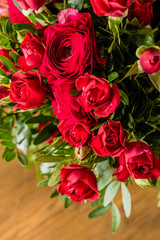 red roses bouquet