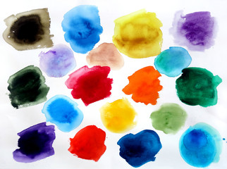 abstract watercolor background wash design