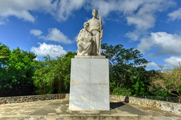 Obraz premium Monument to the Puerto Rican Countryman