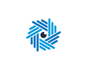 Hexa Photography Logo Design Template