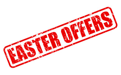 EASTER OFFERS red stamp text
