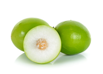 Monkey apple isolated on the white background