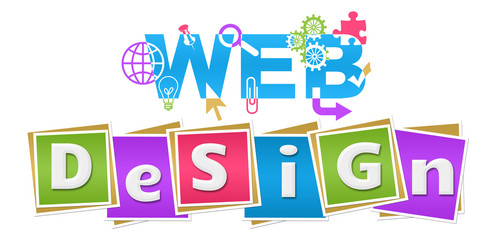 Web Design Creative Colorful Squares 