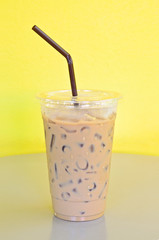 Ice Coffee on table