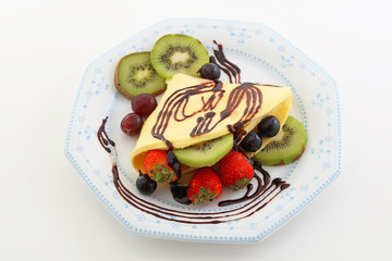 おいしそうなクレープ