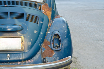 Old rusty car