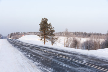 road in winter 