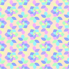 Floral seamless pattern. Vector